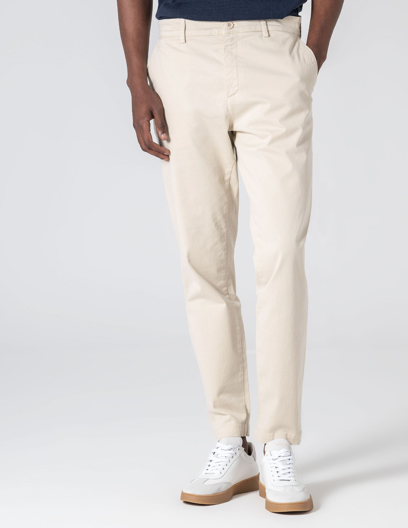 CALÇA CHINO SLIM FIT BEGE CLARO