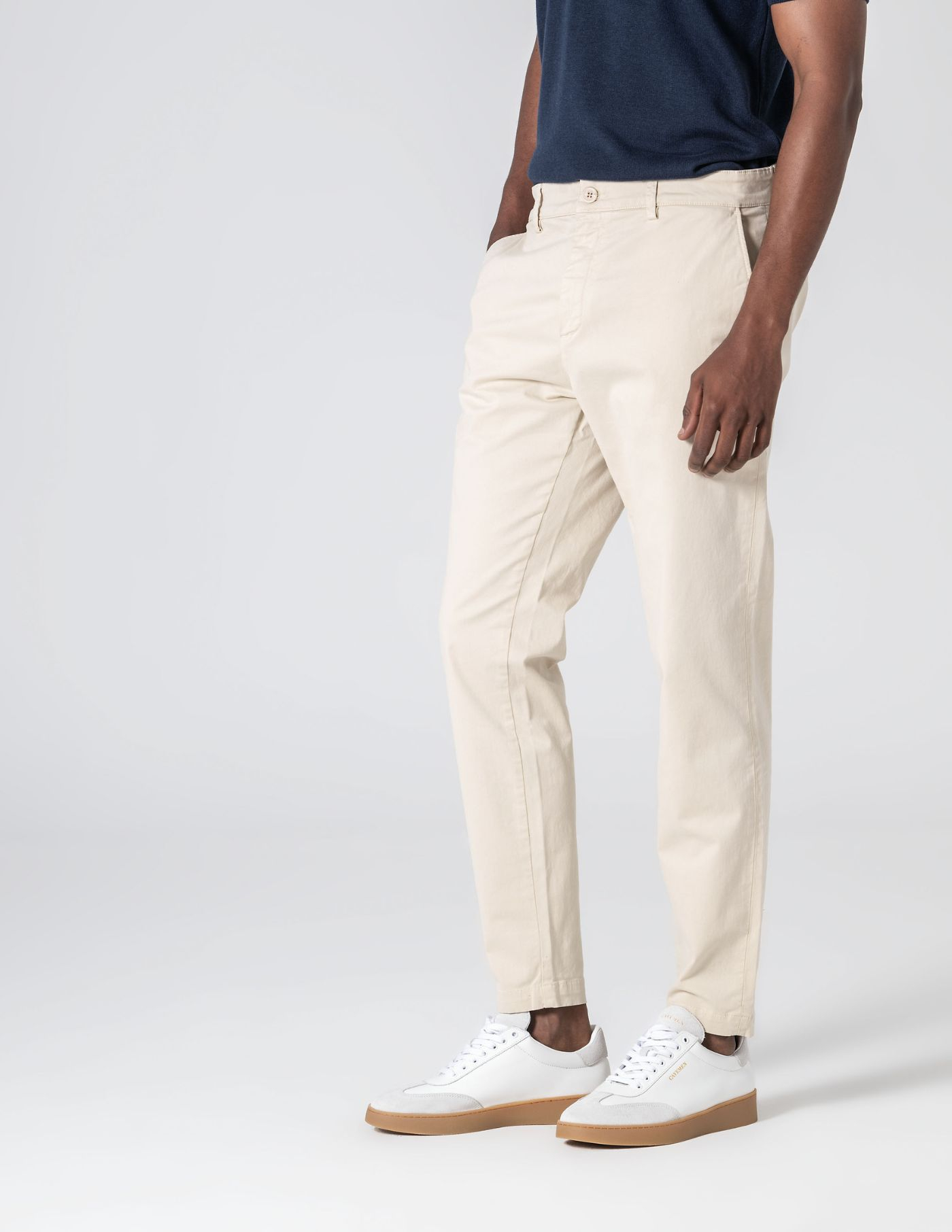CALÇA CHINO SLIM FIT BEGE CLARO