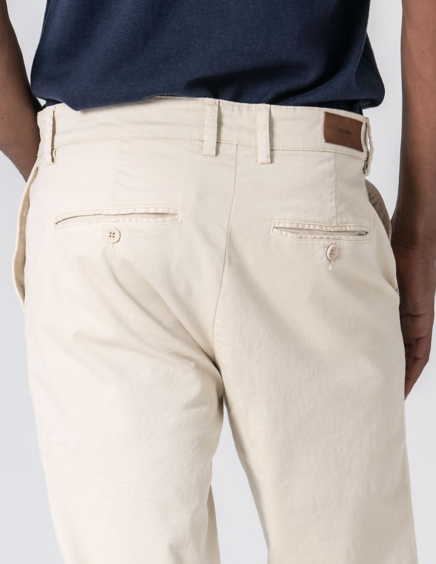 CALÇA CHINO SLIM FIT BEGE CLARO