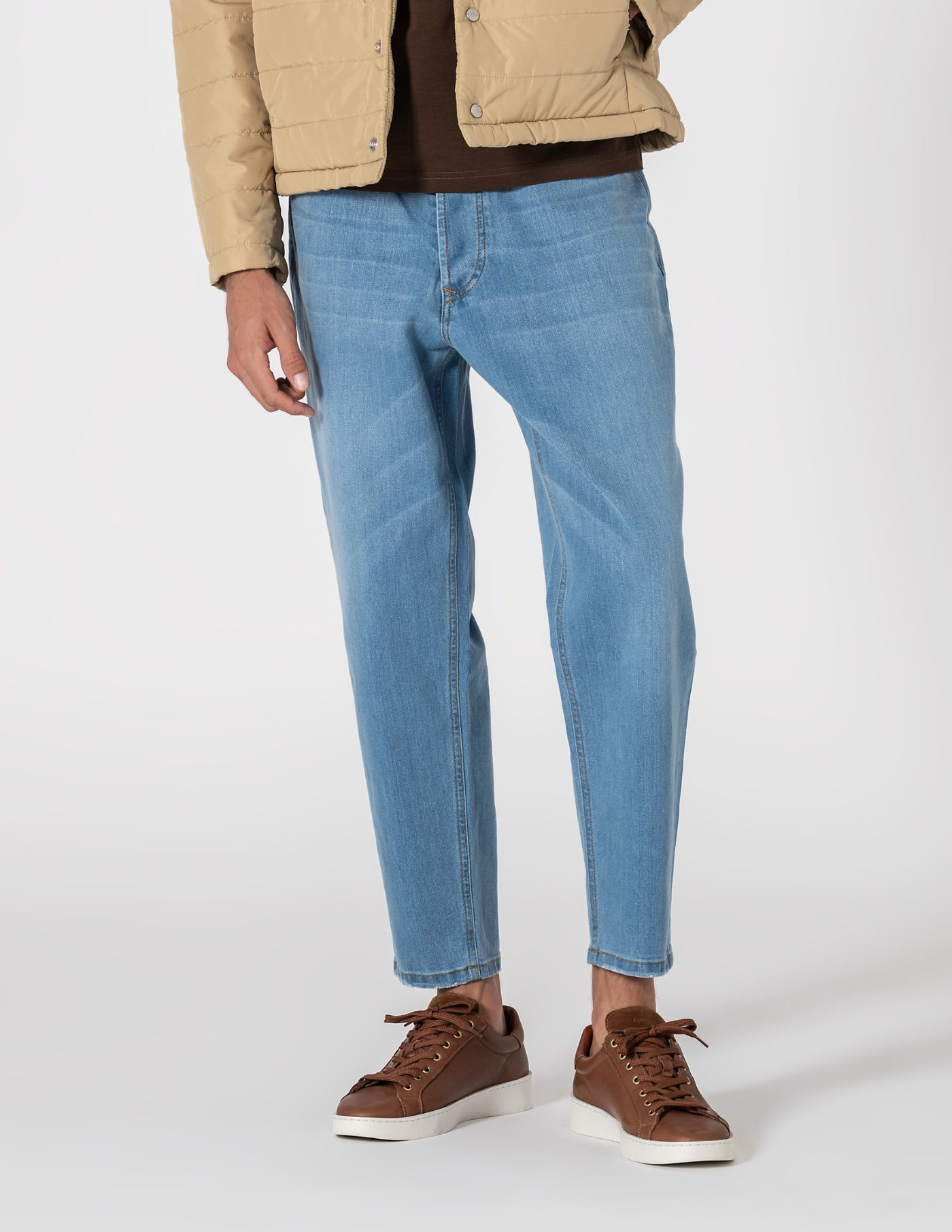 CALÇA DE GANGA CROPPED FIT LIGHT