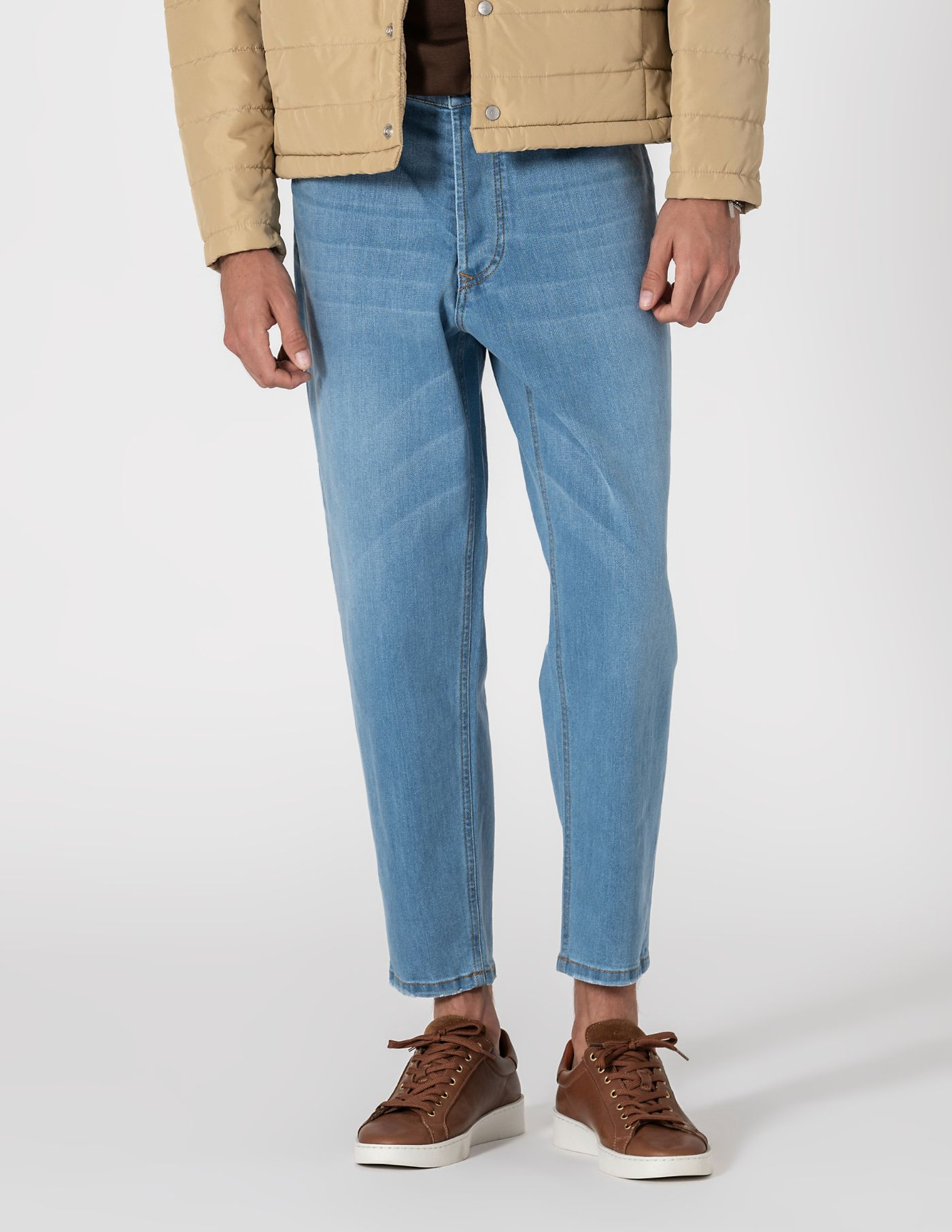 CALÇA DE GANGA CROPPED FIT LIGHT