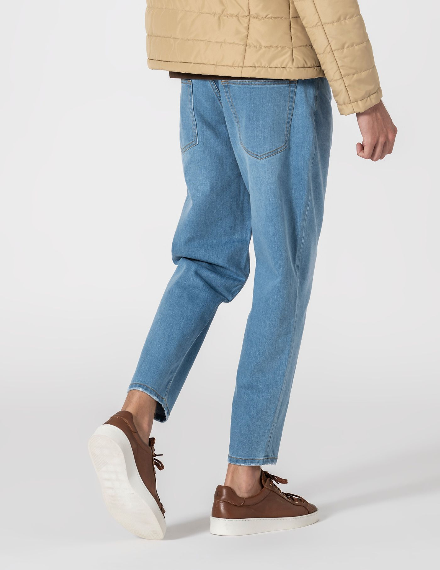 CALÇA DE GANGA CROPPED FIT LIGHT