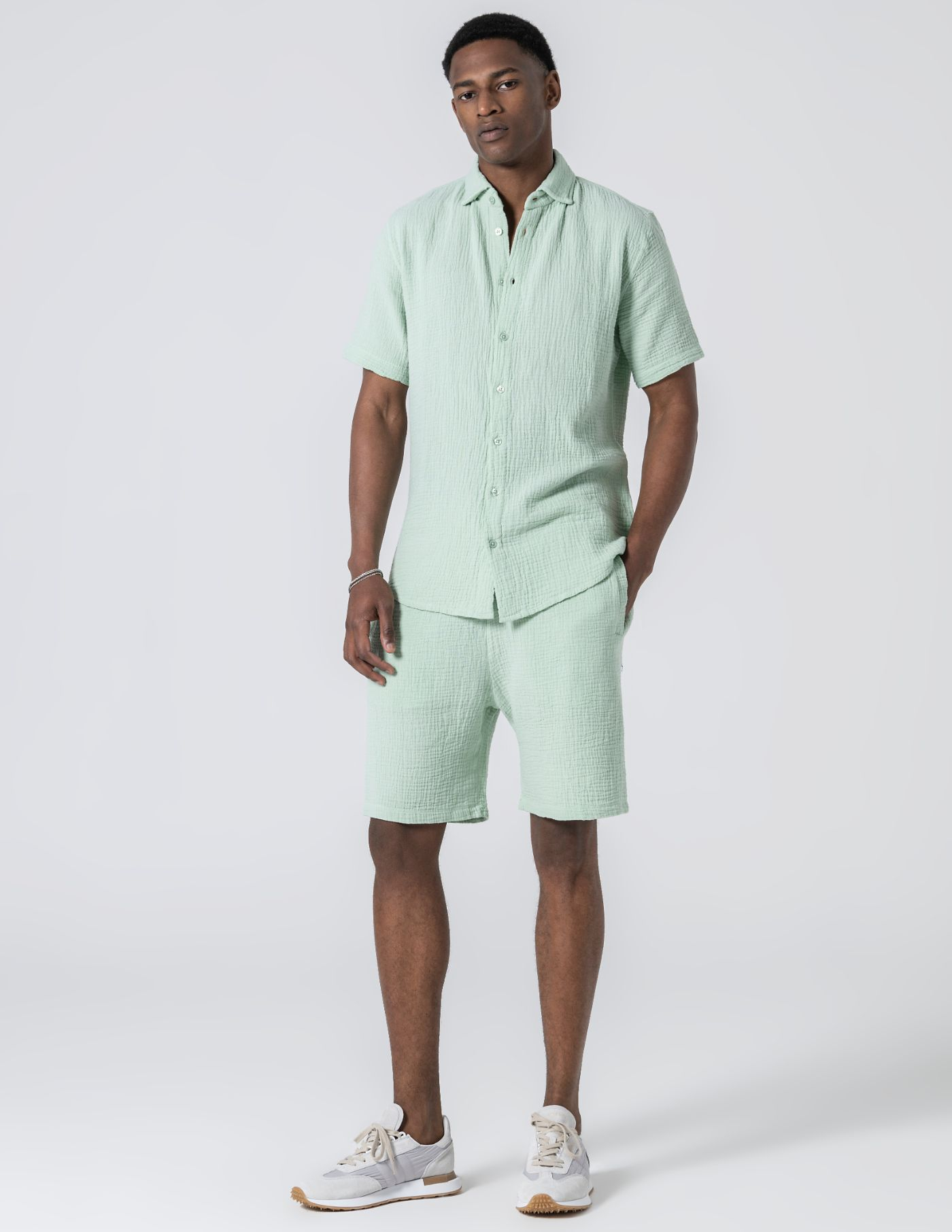 CALÇÕES MUSSELINA PISTÁCIO