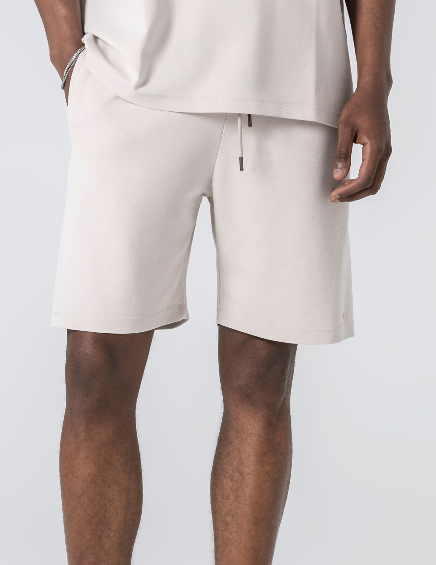 CALÇÕES RELAXED FIT BEGE