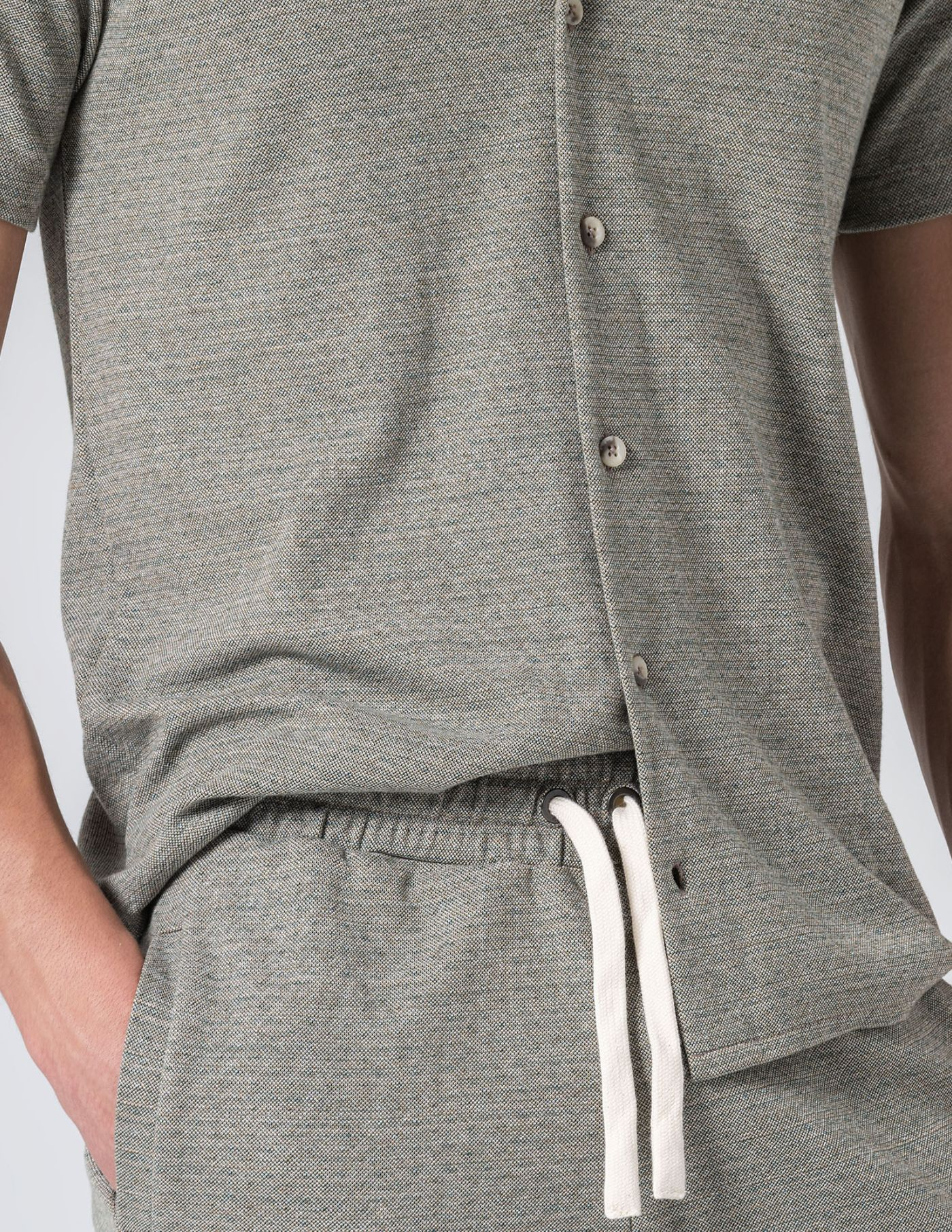 CAMISA HAVAIANA JACQUARD VERDE