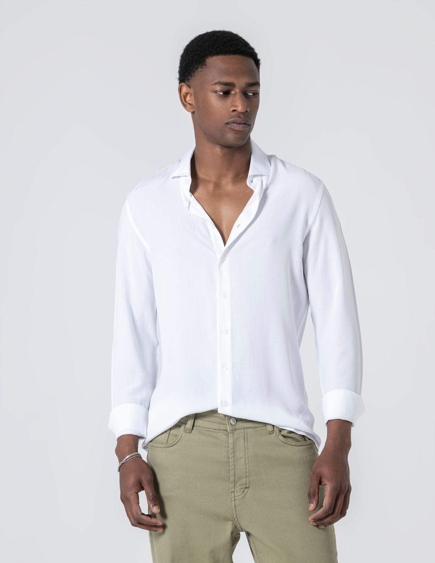 CAMISA RELAXED FIT LEVE BRANCO