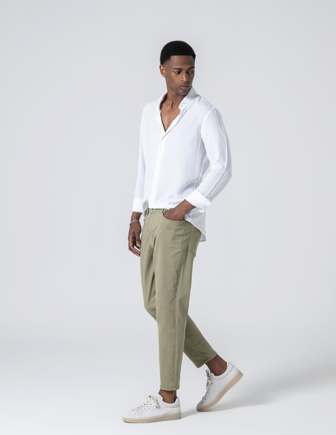 CAMISA RELAXED FIT LEVE BRANCO