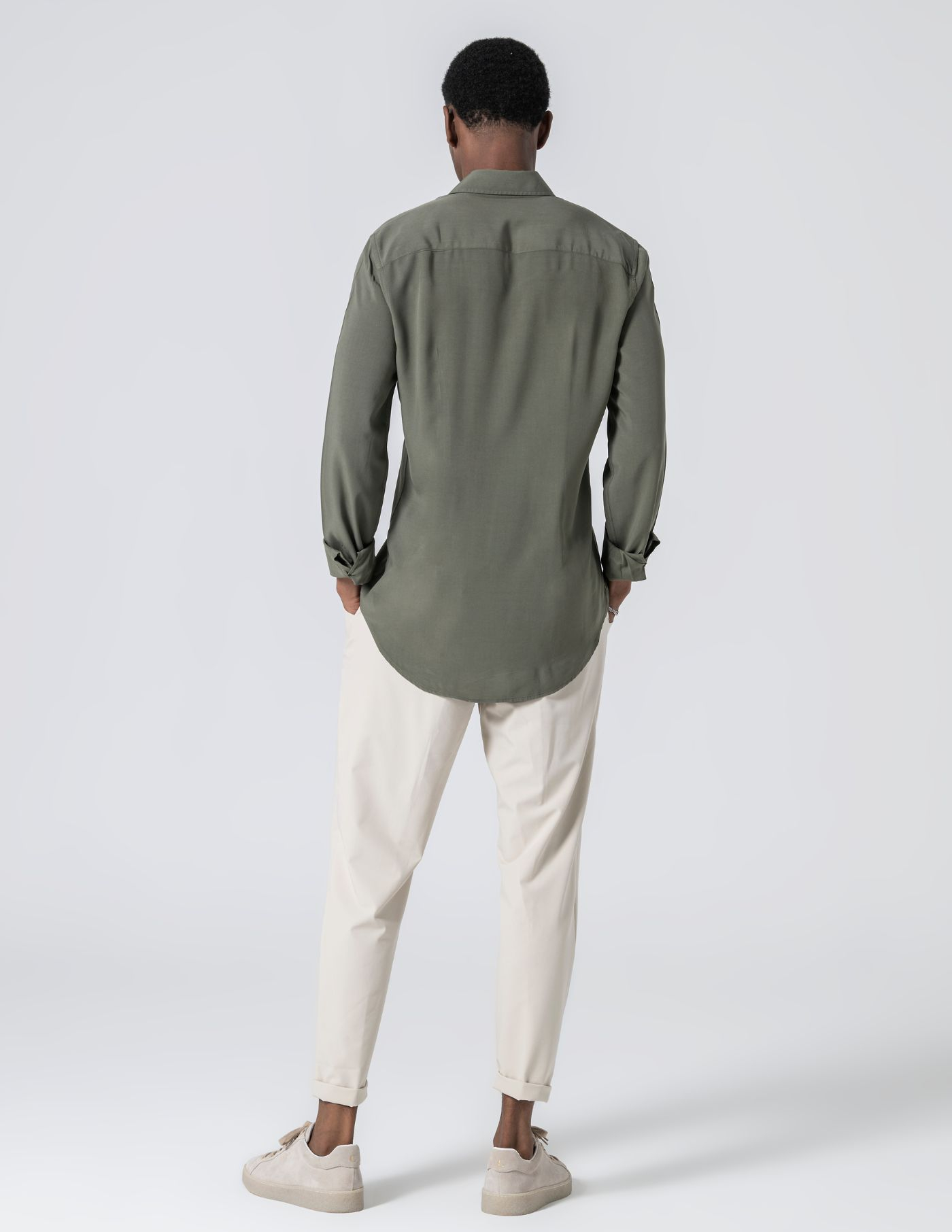  CAMISA RELAXED FIT LEVE VERDE
