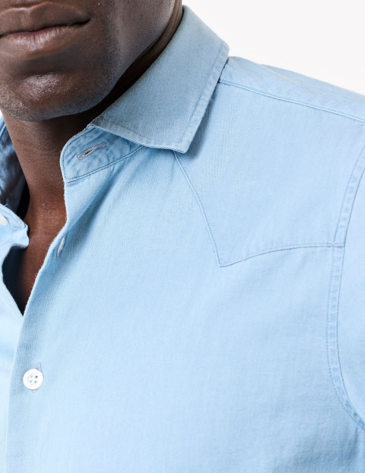 CAMISA DE GANGA CLARA