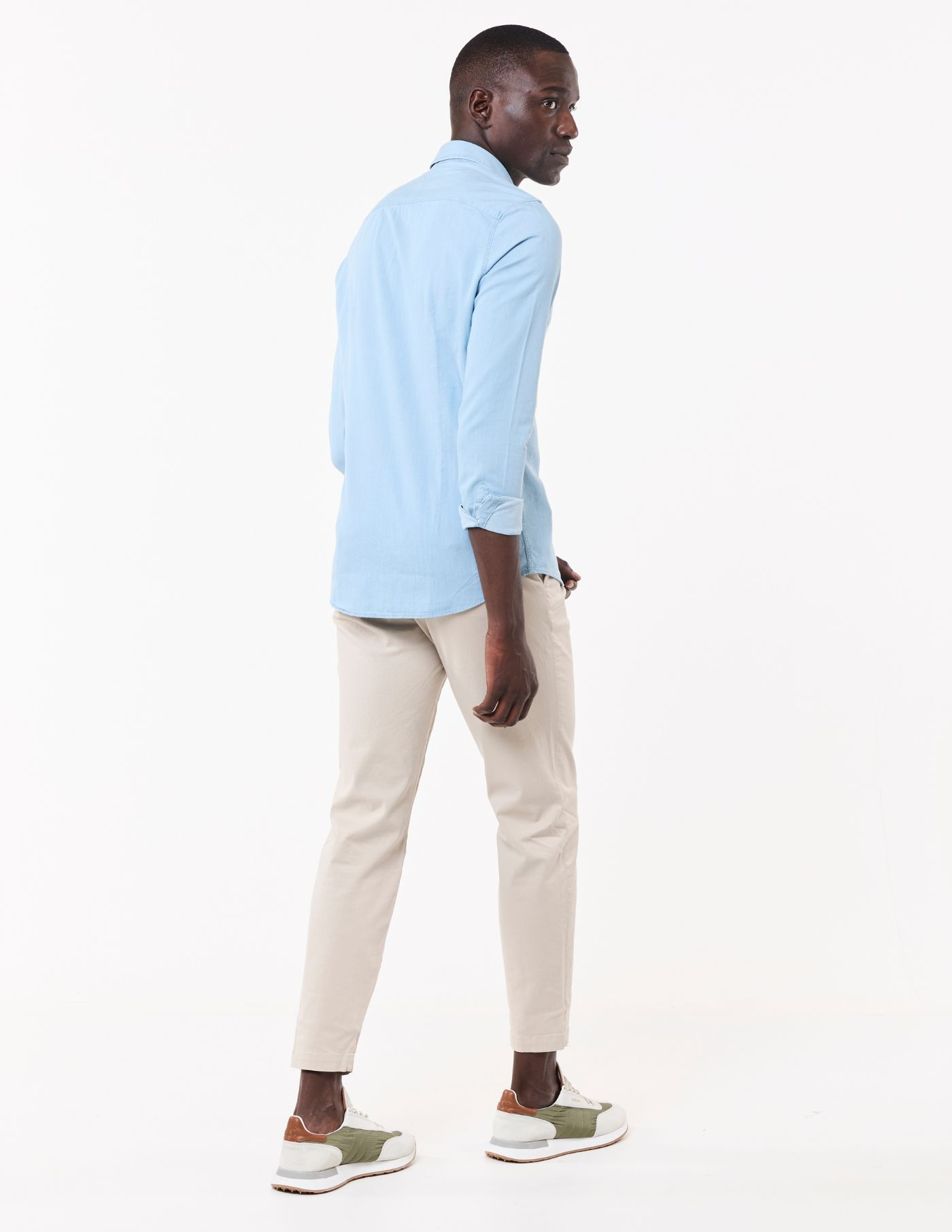 CAMISA DE GANGA CLARA