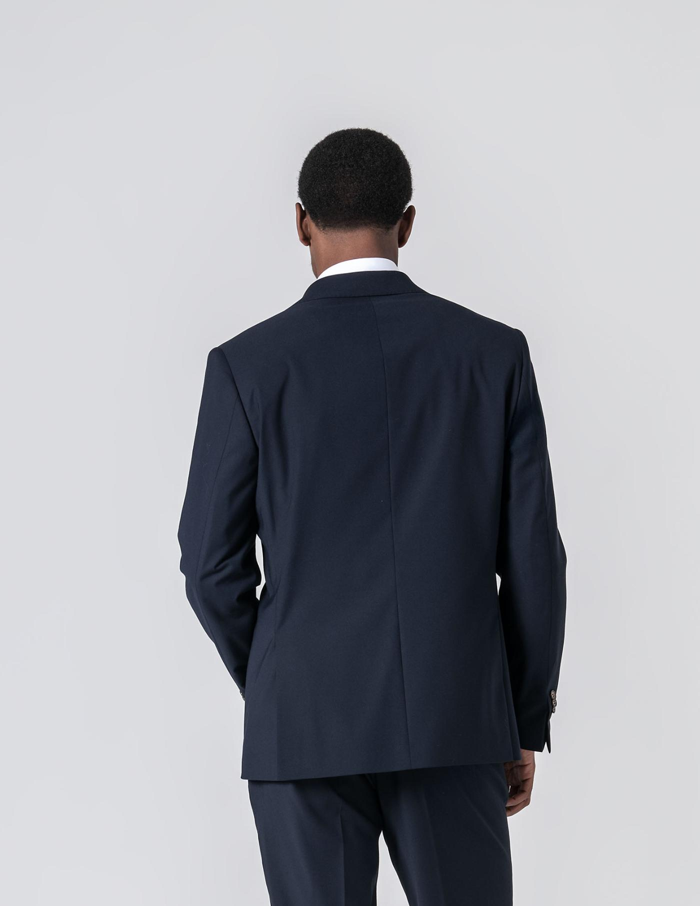 FATO SLIM FIT AZUL ESCURO (PICK STITCH)