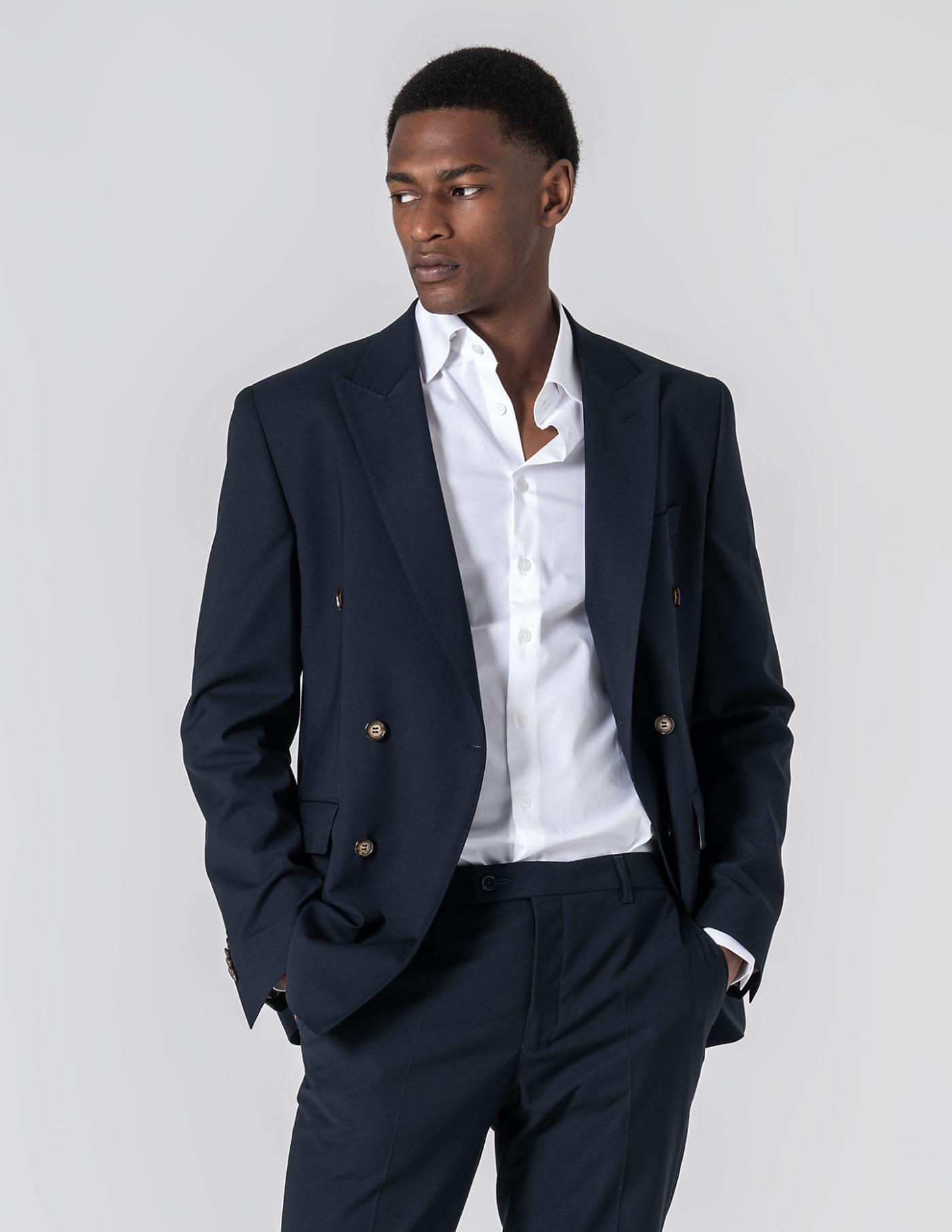 FATO TRESPASSE SLIM FIT AZUL ESCURO (PICK STITCH)