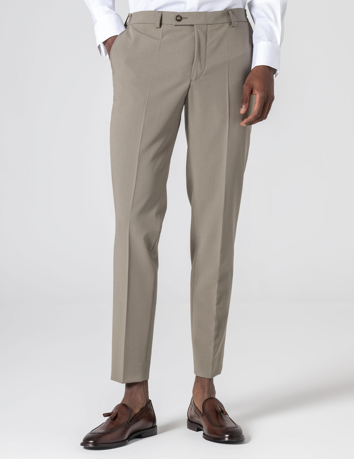 FATO TRESPASSE SLIM FIT VERDE PASTEL (PICK STITCH)