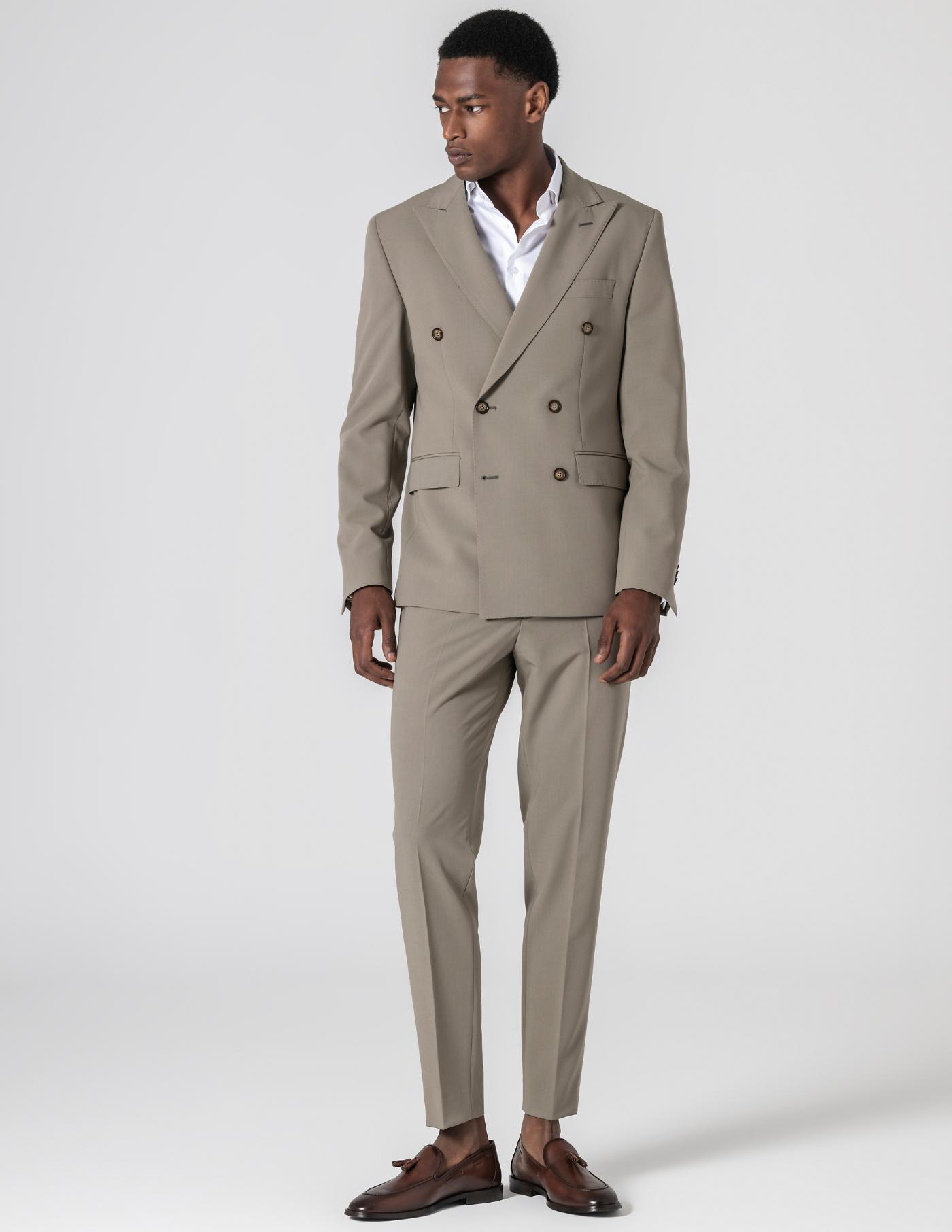 FATO TRESPASSE SLIM FIT VERDE PASTEL (PICK STITCH)