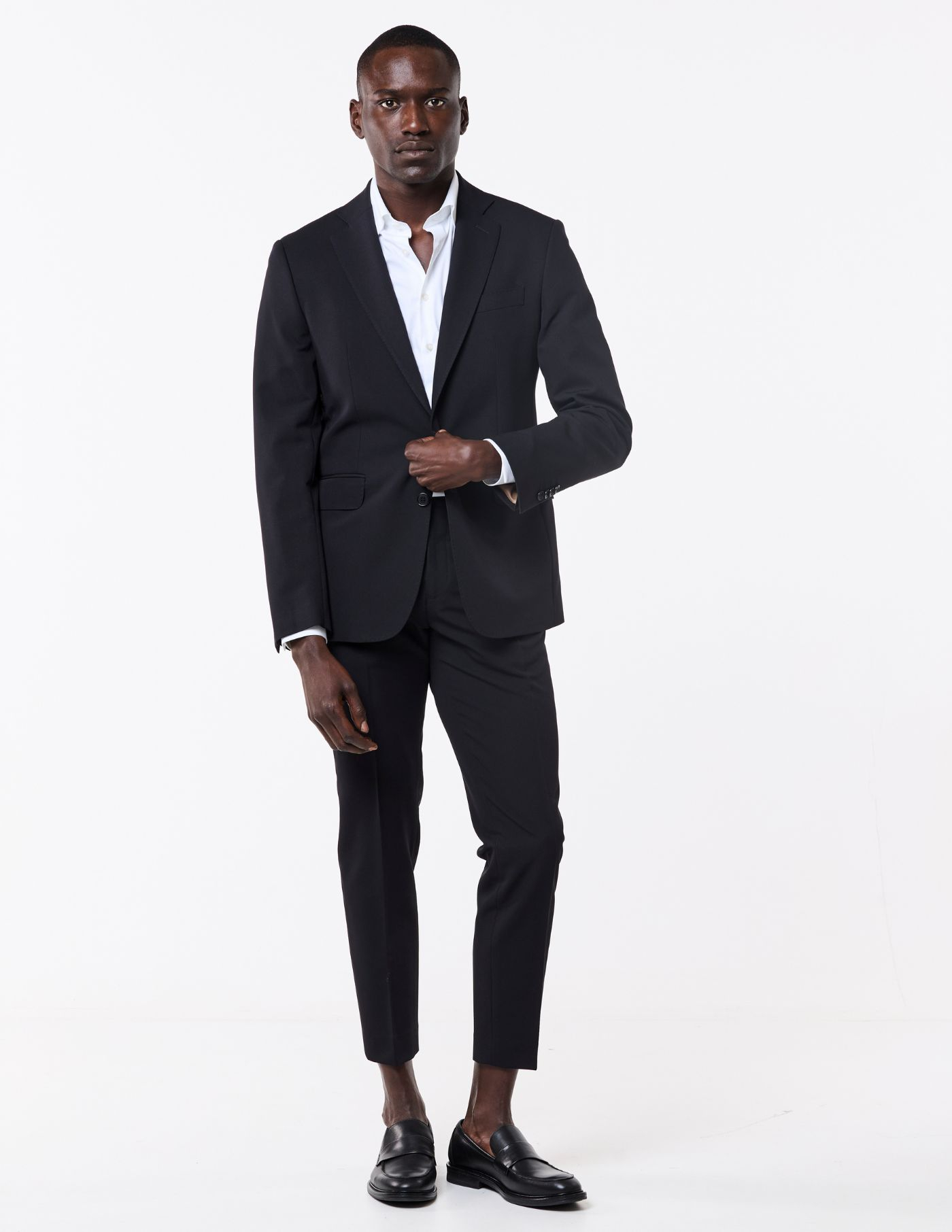 FATO SLIM FIT PRETO (PICK STITCH)