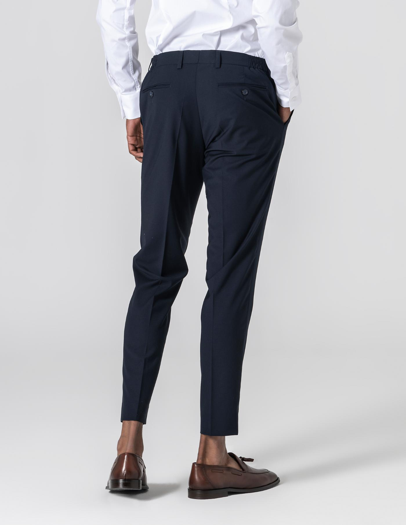  FATO SLIM FIT MIDNIGHT BLUE LAPELA REDONDA