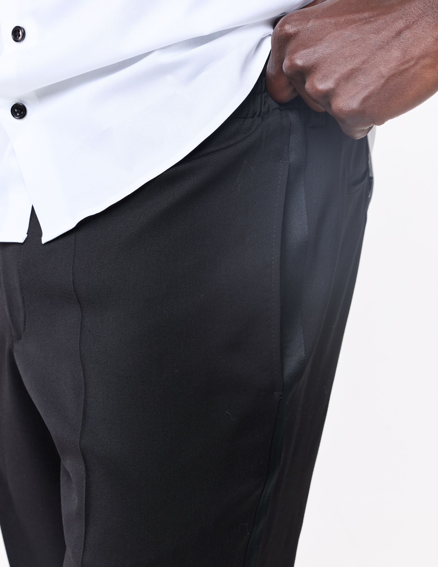 FATO SLIM FIT SMOKING PRETO