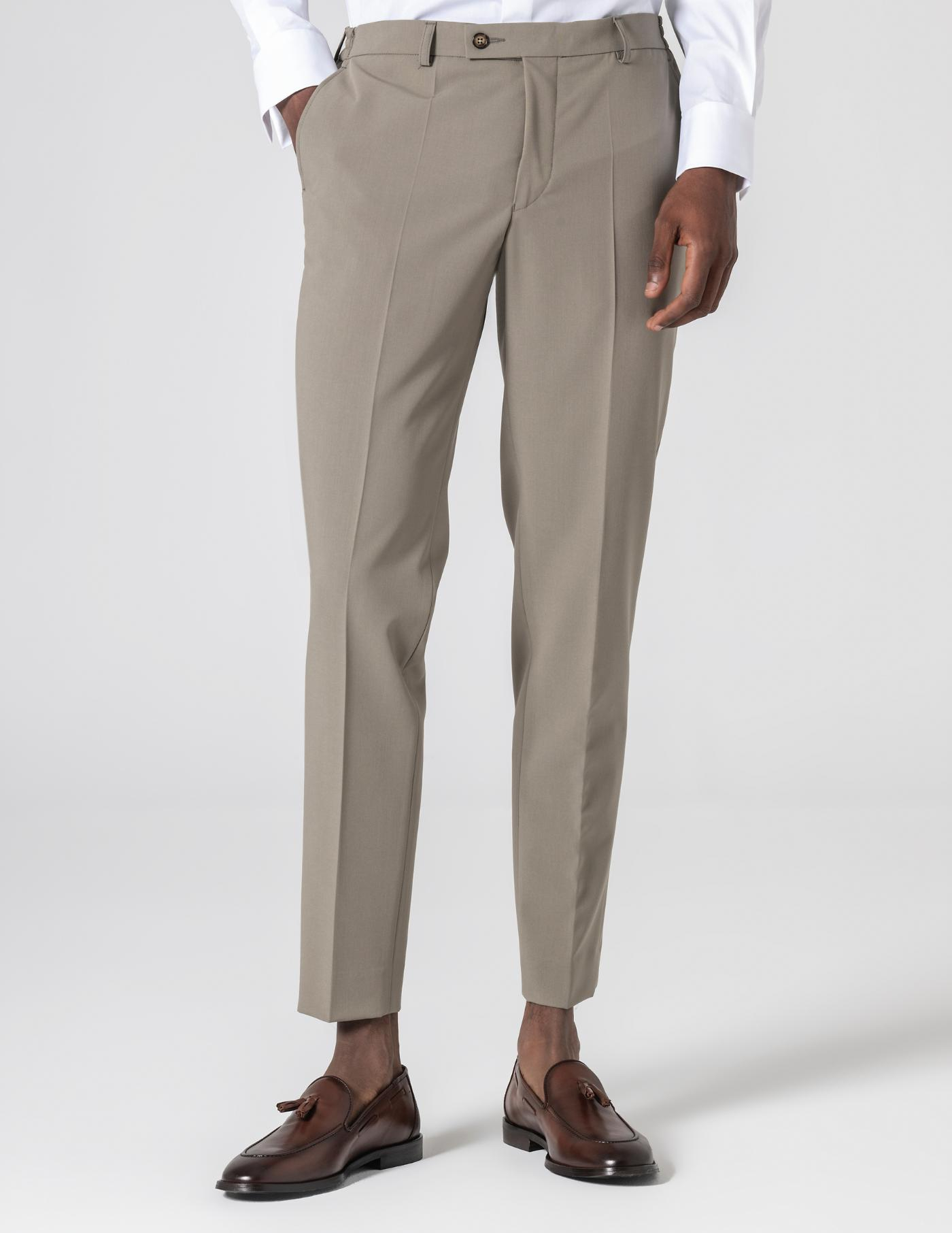 FATO SLIM FIT VERDE PASTEL (PICK STITCH)