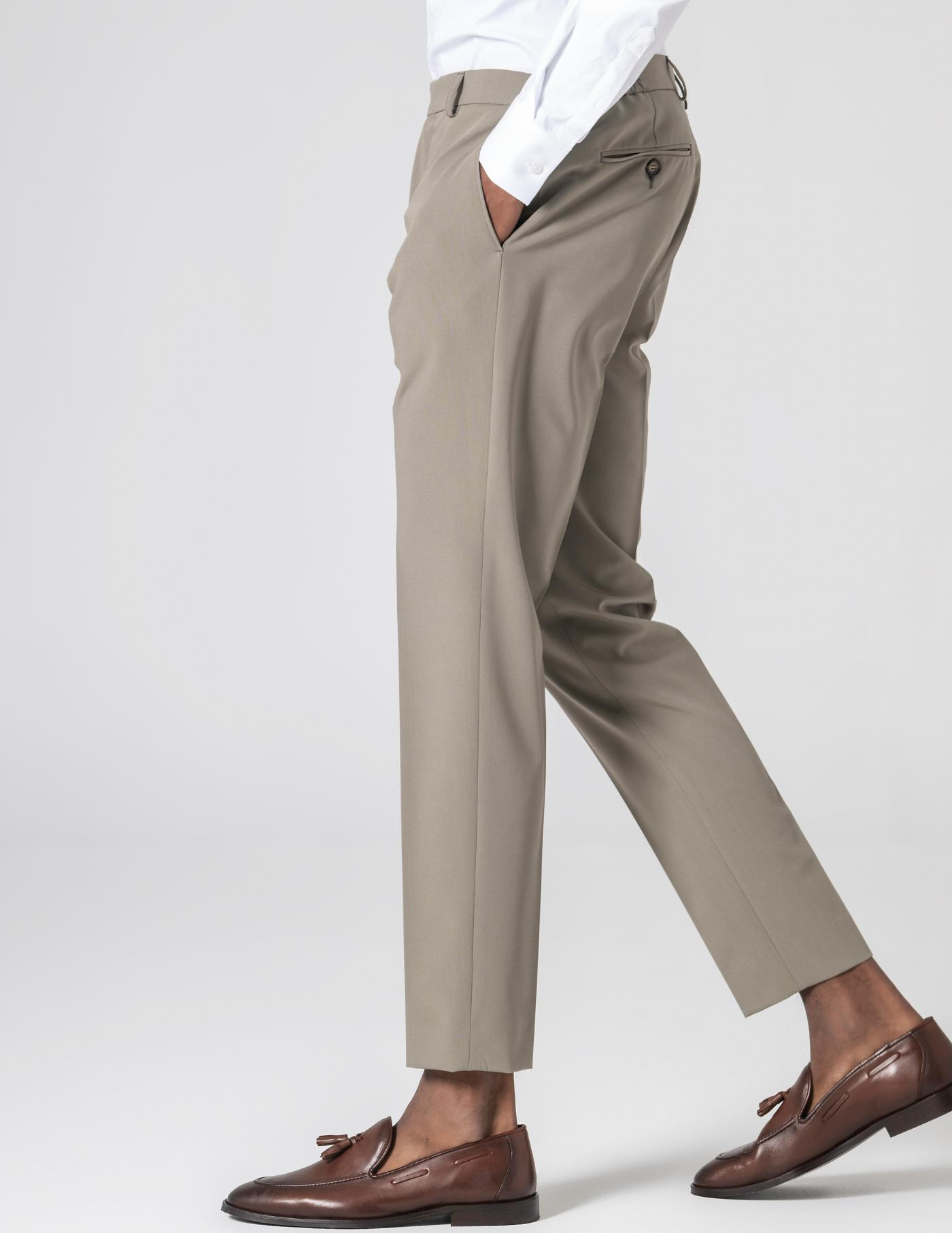 FATO SLIM FIT VERDE PASTEL (PICK STITCH)