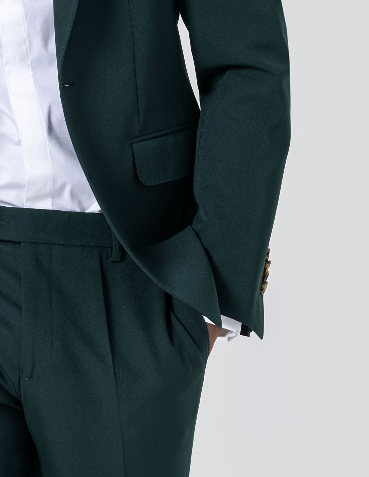 FATO SLIM FIT VERDE ROYAL (PICK STITCH)