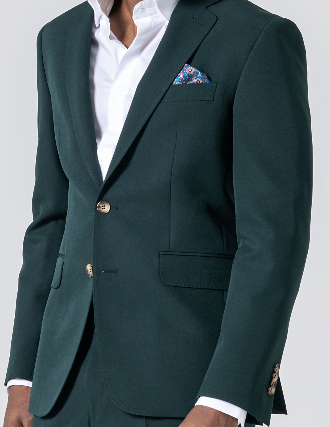 FATO SLIM FIT VERDE ROYAL (PICK STITCH)