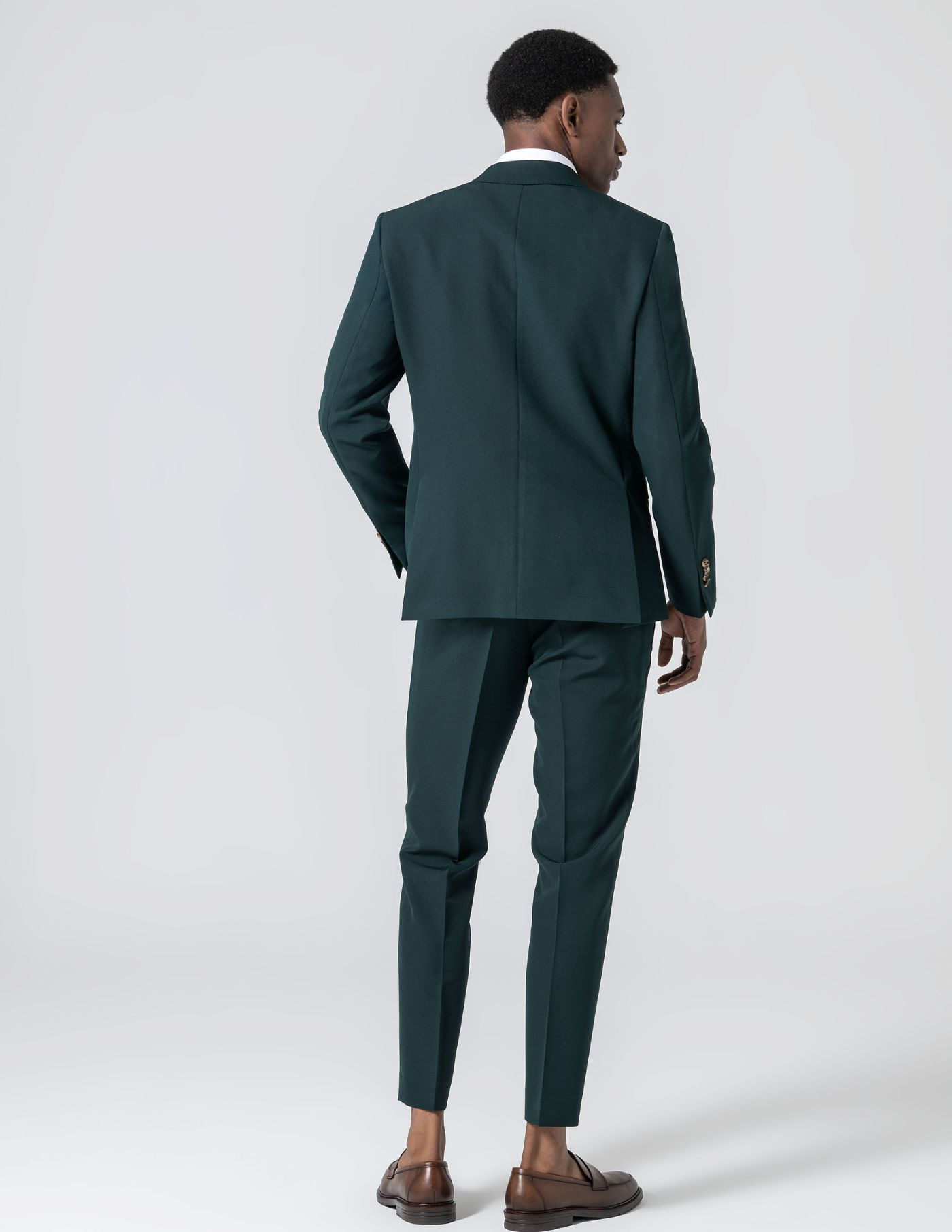 FATO SLIM FIT VERDE ROYAL (PICK STITCH)