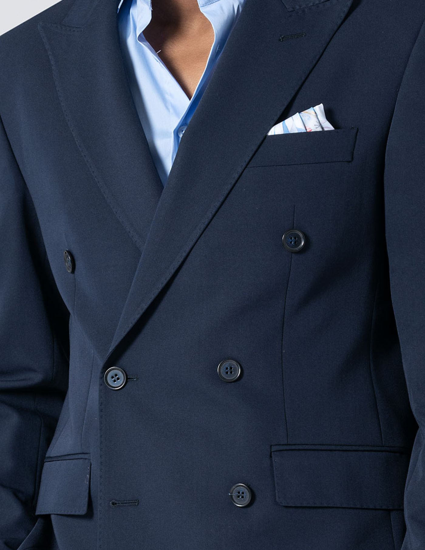 FATO TRESPASSE SLIM FIT AZUL MARINHO (PICK STITCH)