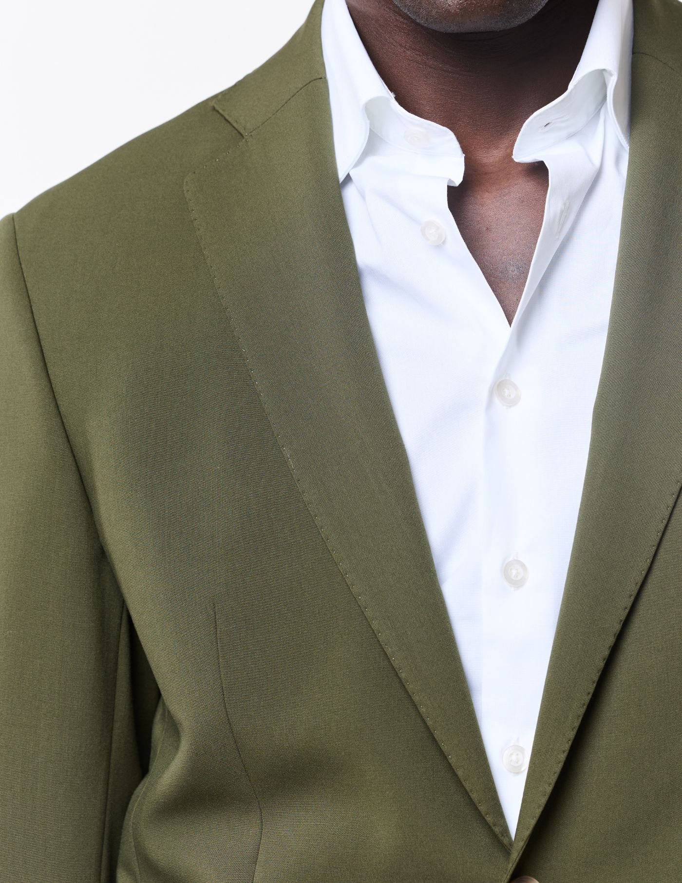 FATO SLIM FIT VERDE OLIVA (PICK STITCH)