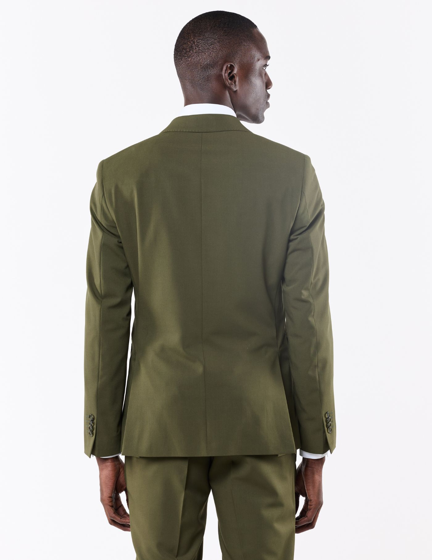 FATO TRESPASSE SLIM FIT VERDE OLIVA (PICK STITCH)
