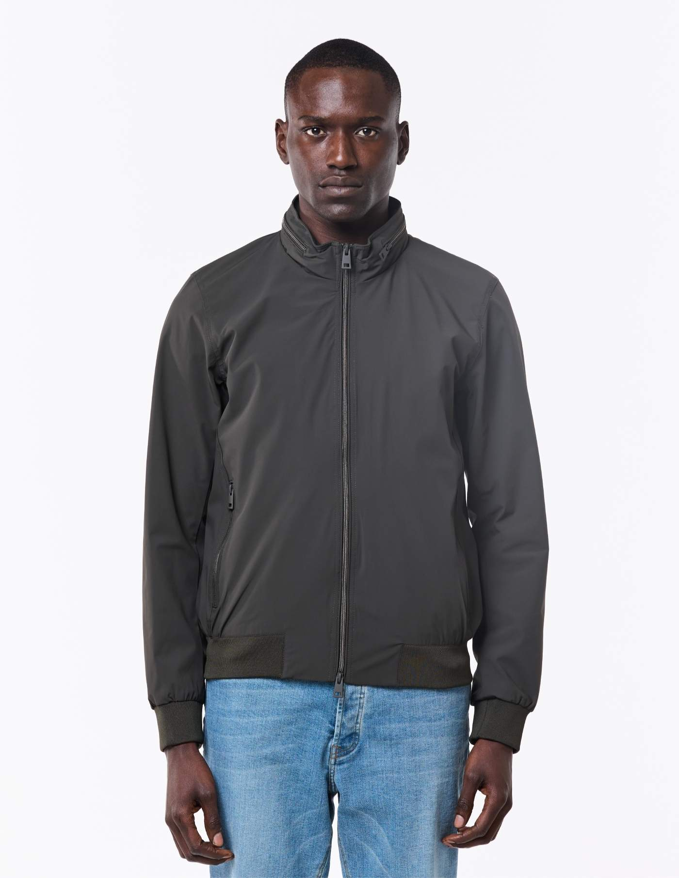 CASACO PARKA TECIDO TÉCNICO VERDE