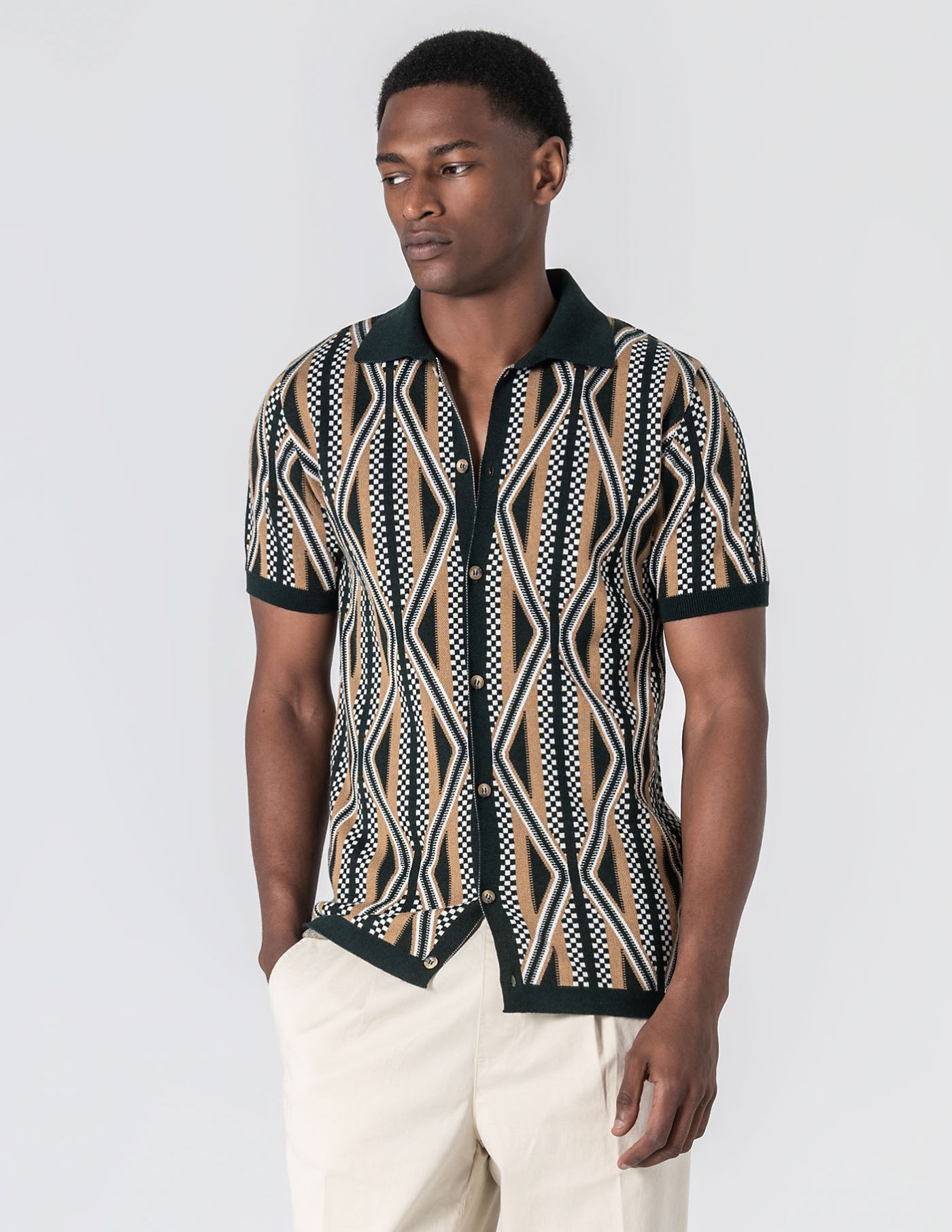 POLO CAMISEIRO JACQUARD