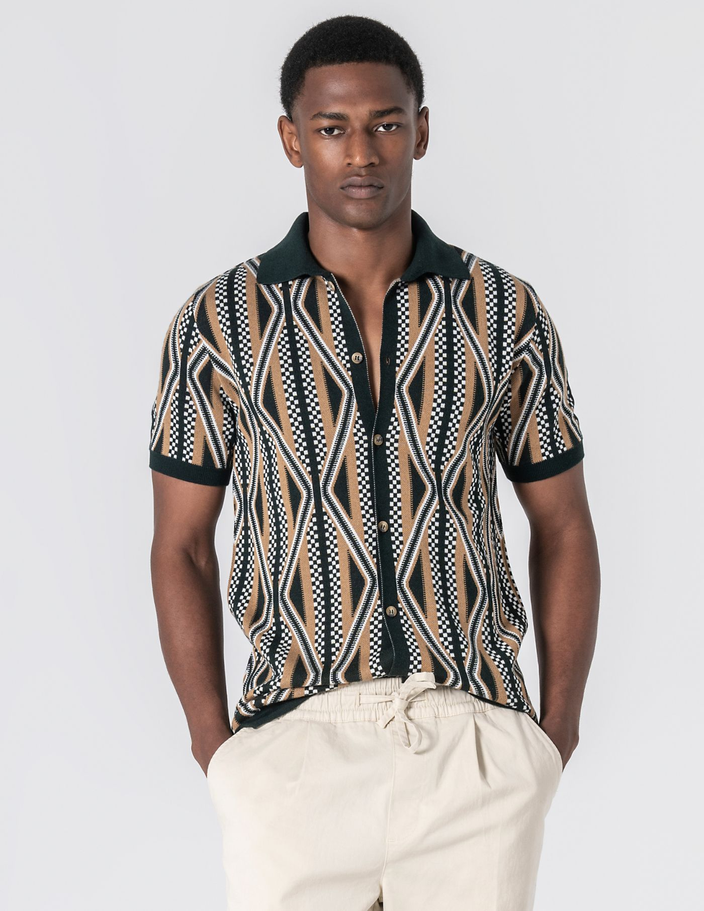POLO CAMISEIRO JACQUARD