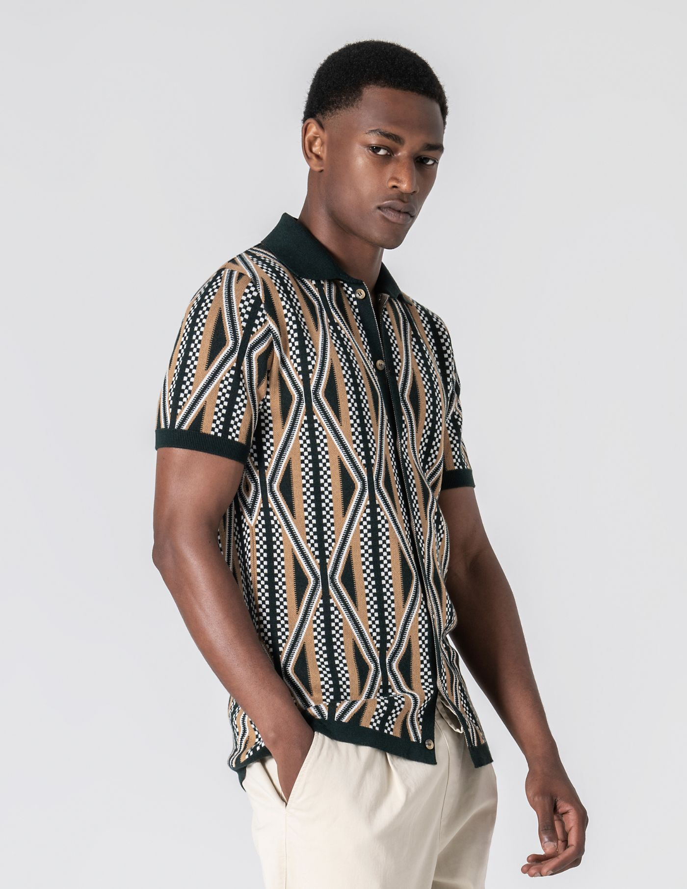 POLO CAMISEIRO JACQUARD