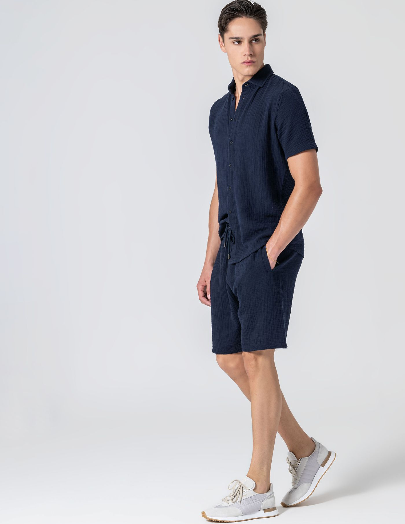 CALÇÕES MUSSELINA AZUL