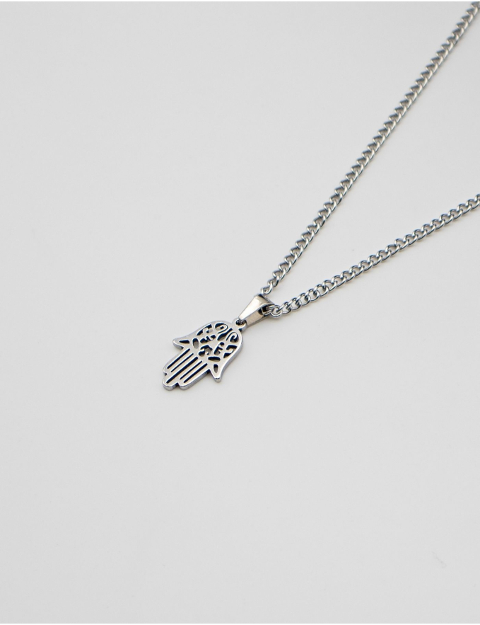 COLAR COM PENDENTE MAO DE FATIMA