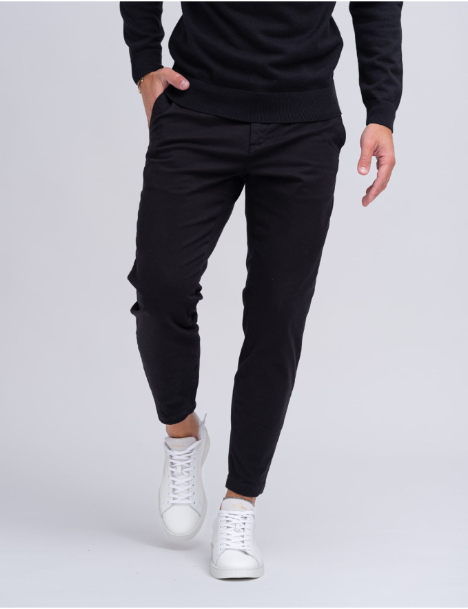 CALÇA CHINO SLIM FIT PRETO