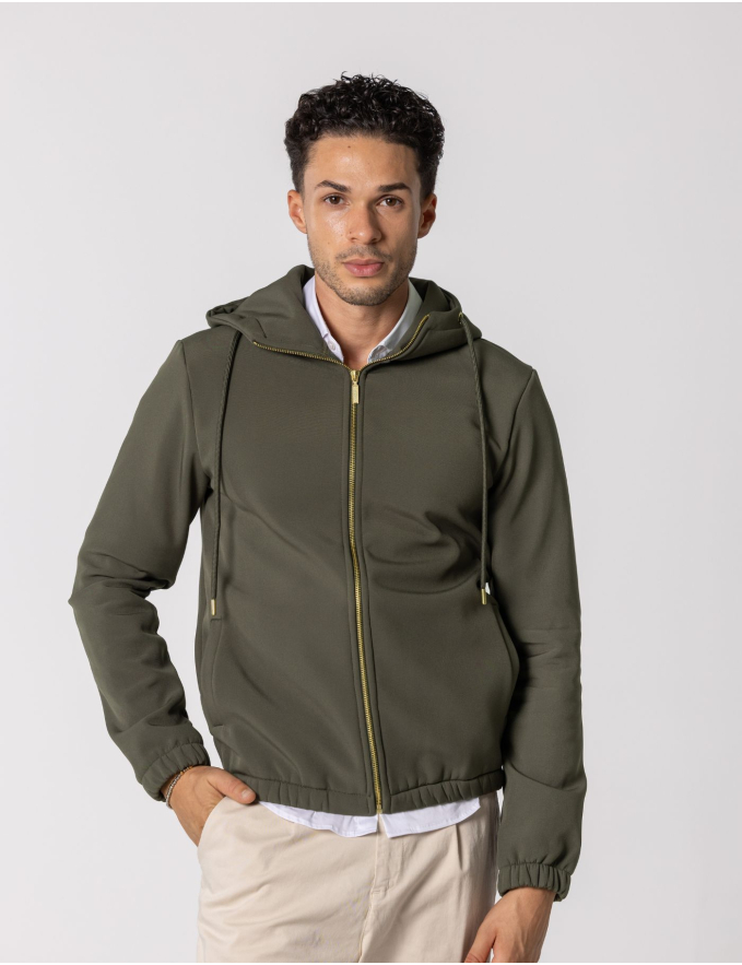 CASACO TÉCNICO CARDADO VERDE