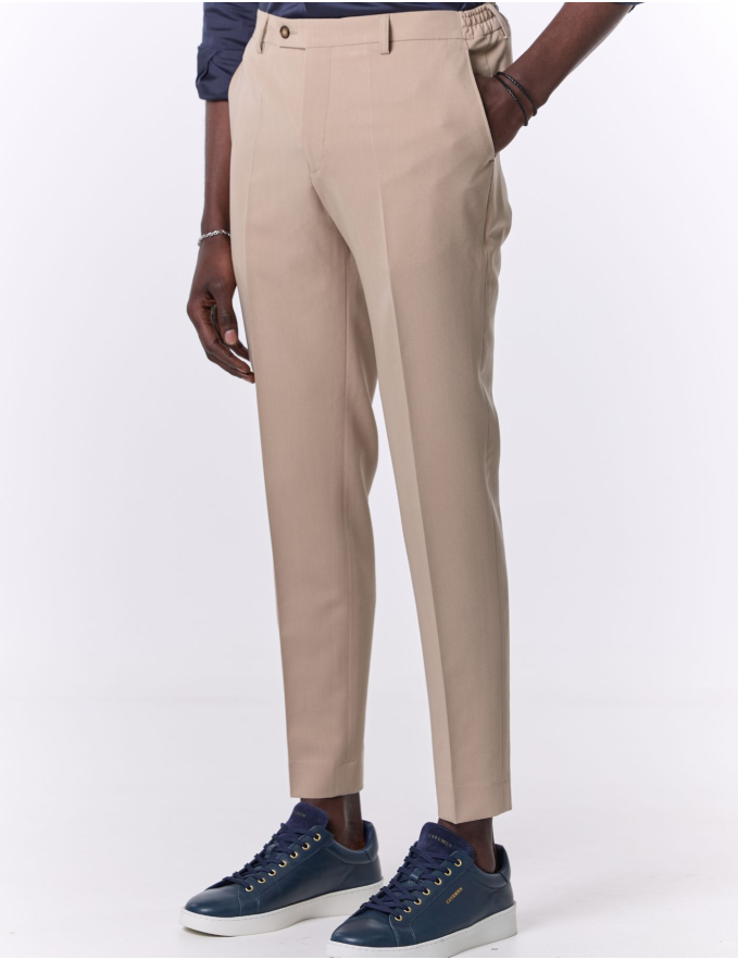 CALÇA DE ALFAIATARIA BEGE