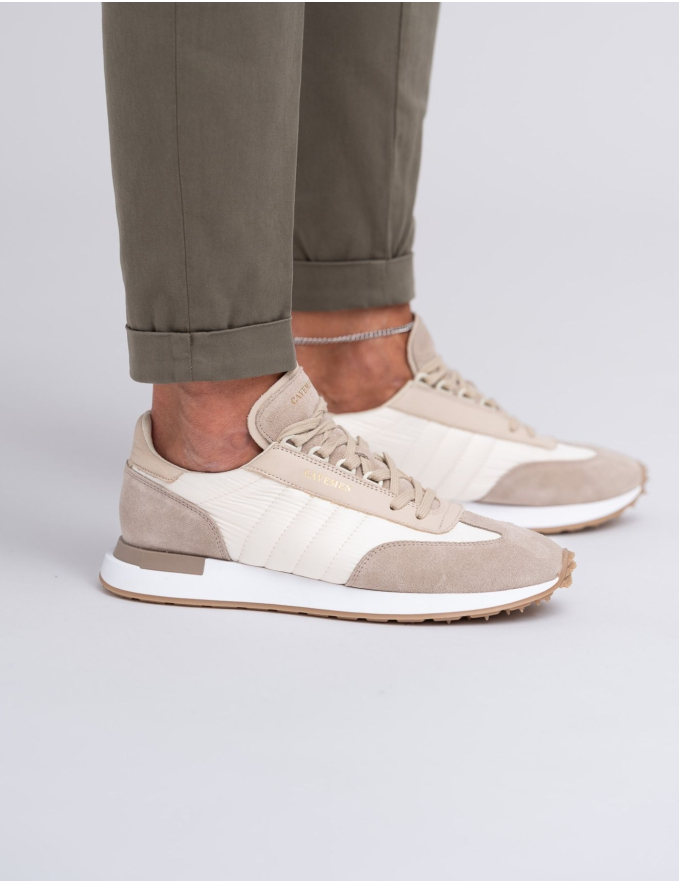 SAPATILHA COMBINADO BEGE E CRU