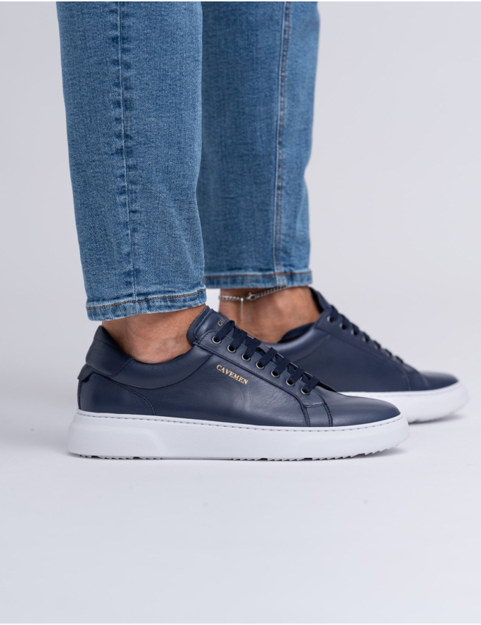 SAPATILHA DE CORDÃO AZUL MARINHO