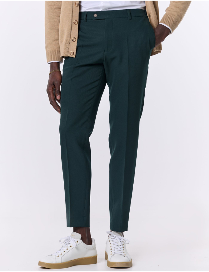 CALÇA DE ALFAIATARIA VERDE ROYAL
