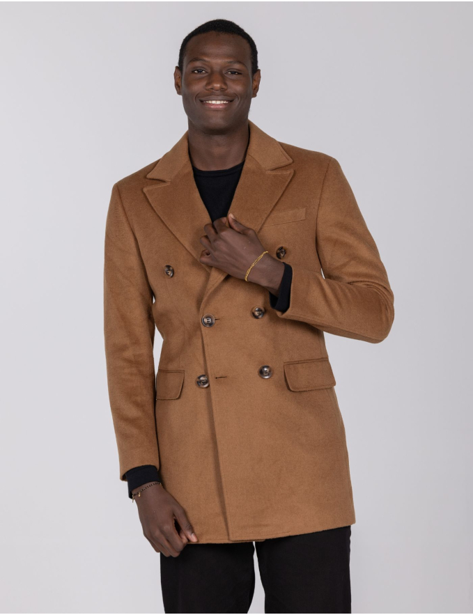 SOBRETUDO DE LÃ TRESPASSE CAMEL