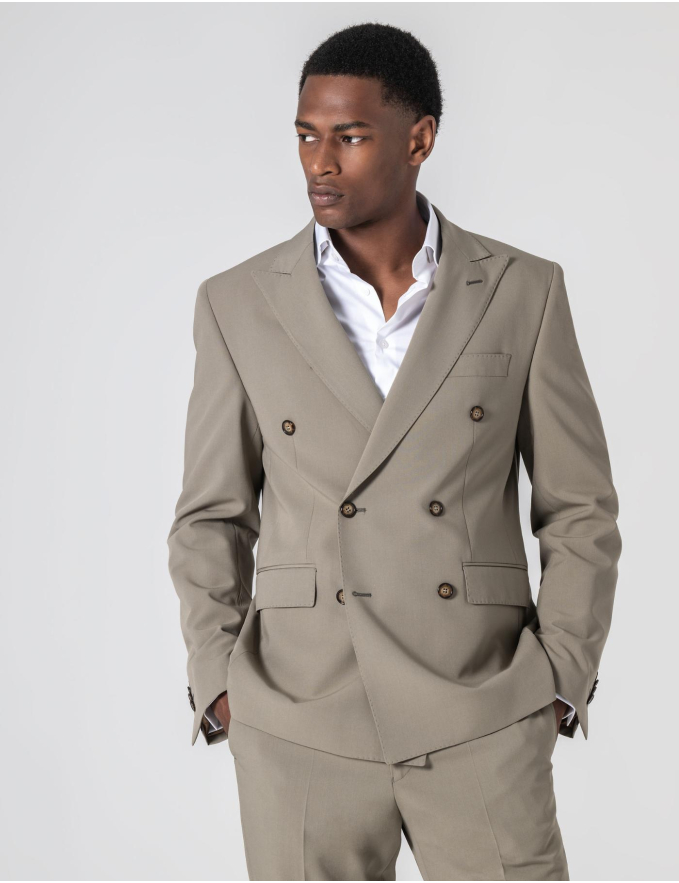 FATO TRESPASSE SLIM FIT VERDE PASTEL (PICK STITCH)