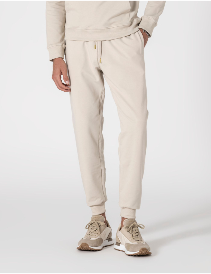 CALÇA DE FATO DE TREINO SLIM FIT BEGE