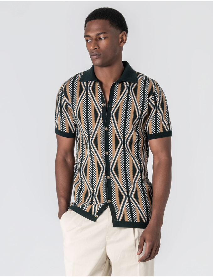 POLO CAMISEIRO JACQUARD