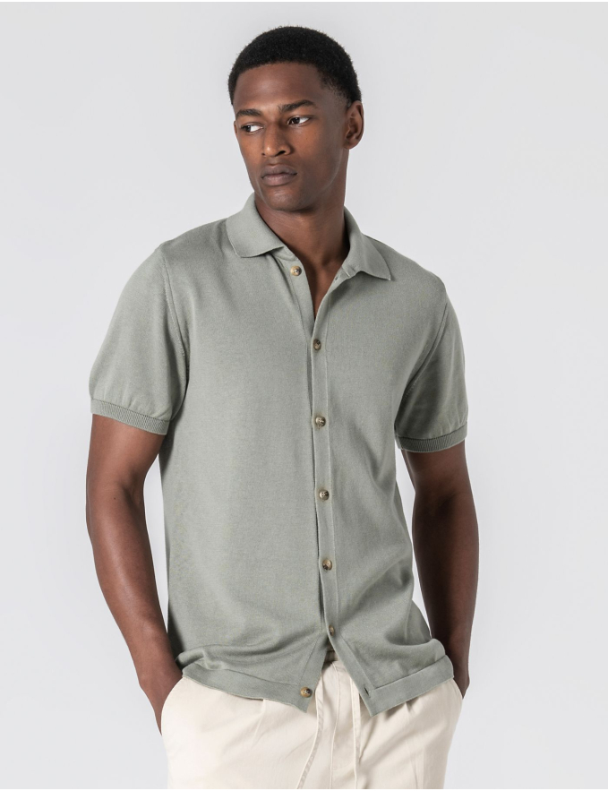 POLO CAMISEIRO PISTÁCIO