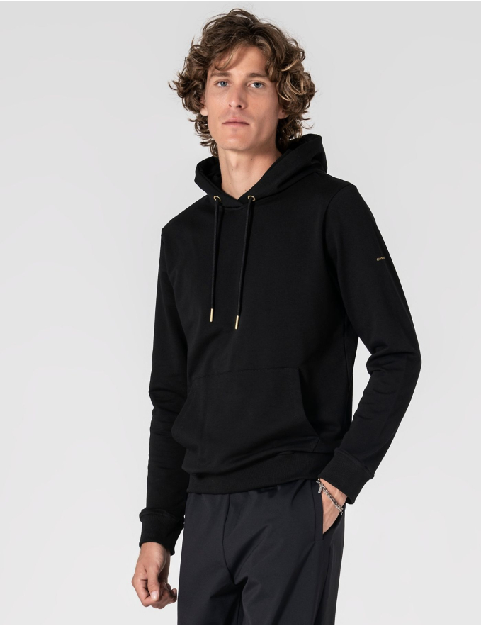 SWEAT COM CAPUZ PRETO