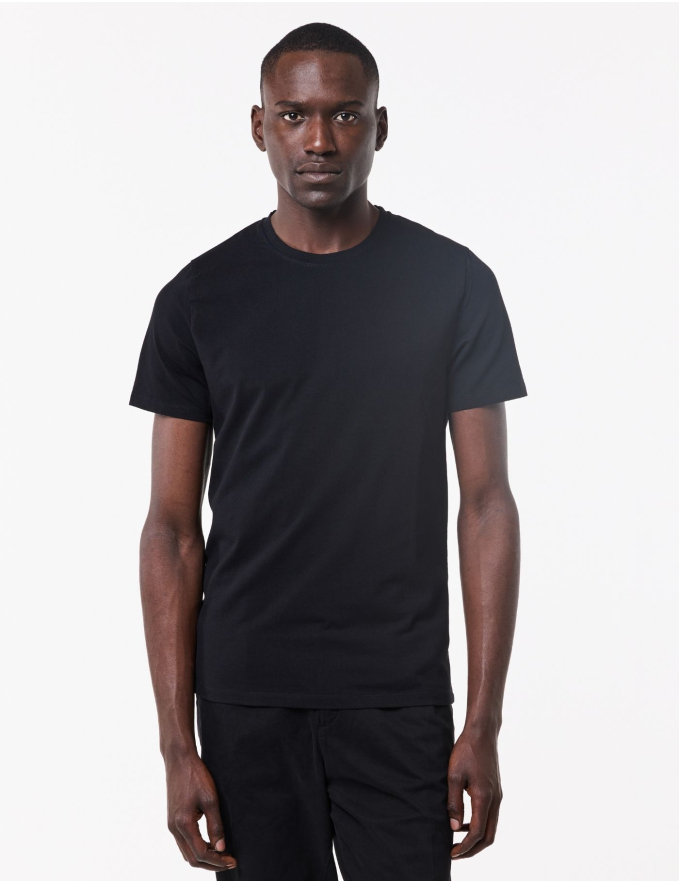 T-SHIRT DE ALGODÃO STRETCH PRETA