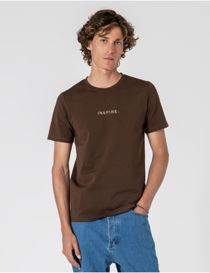 T-SHIRT DE ALGODÃO E POLIAMIDA INSPIRE