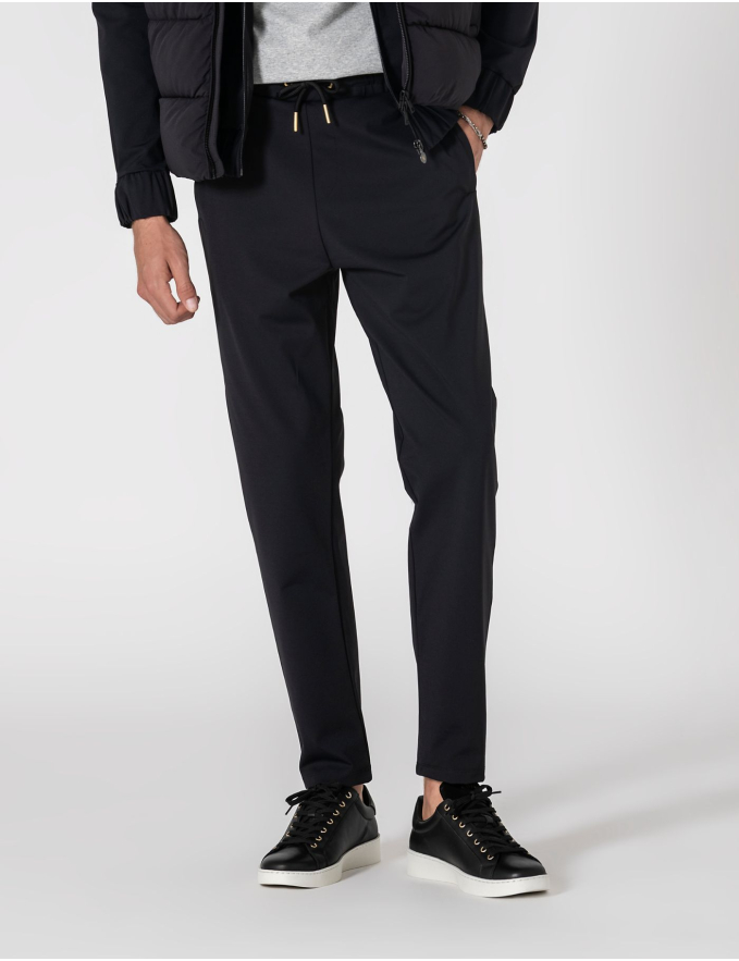 CALÇA DE TECIDO TÉCNICO SLIM FIT PRETO
